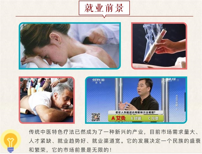 艾灸、拔罐、刮痧班就业前景