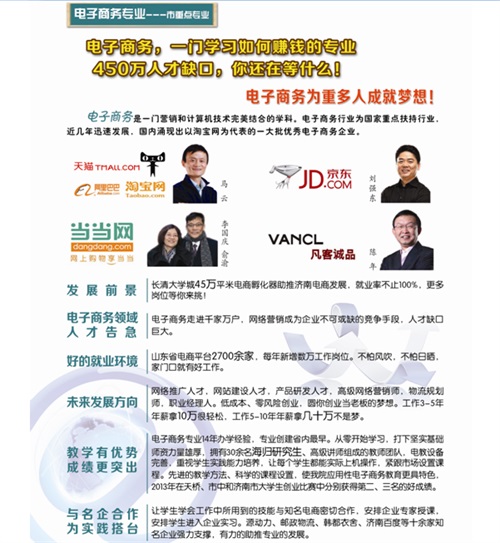 济南市计算机技师学院电子商务专业