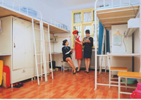 陕西蓝天民航中专技师学院宿舍食堂