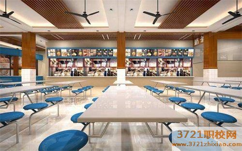 太原技师学院食堂图片