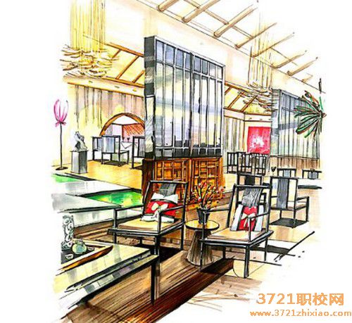 【广州室内设计学校】广州市商贸职业学校工艺美术专业（室内设计与制作）