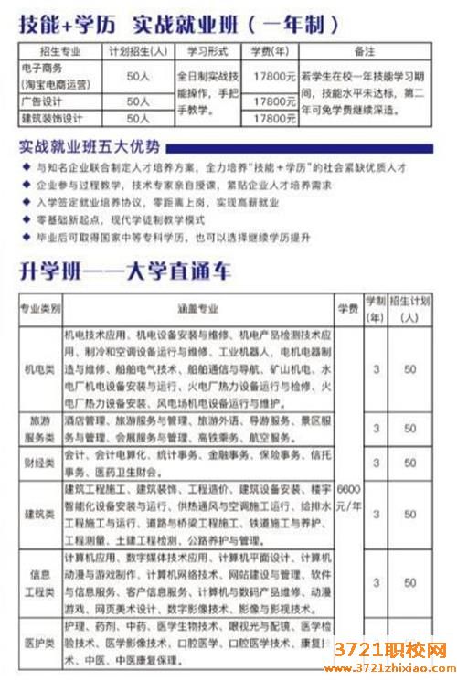 济南护理学校招生简章
