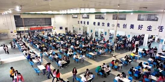 洛川县职业中等专业学校食堂情况