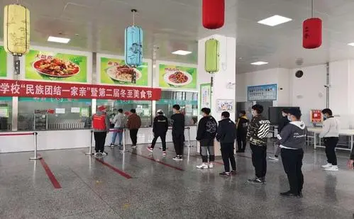 汉滨区新建中等职业技术学校食堂情况