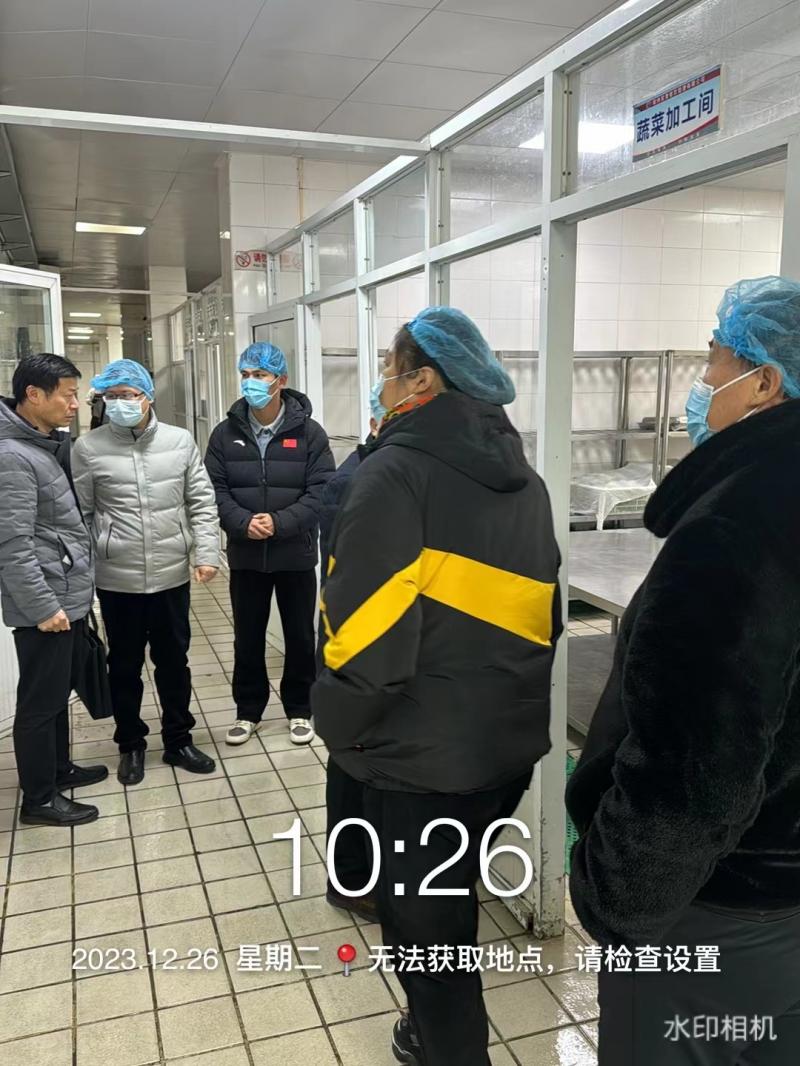 【常州卫生高等】金坛中专来常州旅游商贸高等职业技术学校调研食堂工作