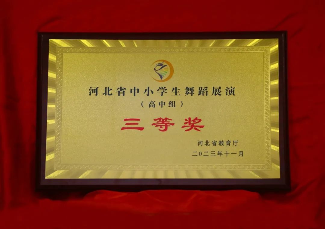 【张家口舞蹈学校】张家口市职教中心师生舞蹈《雨涧春行图》获全省中小学生舞蹈展演比赛三等奖