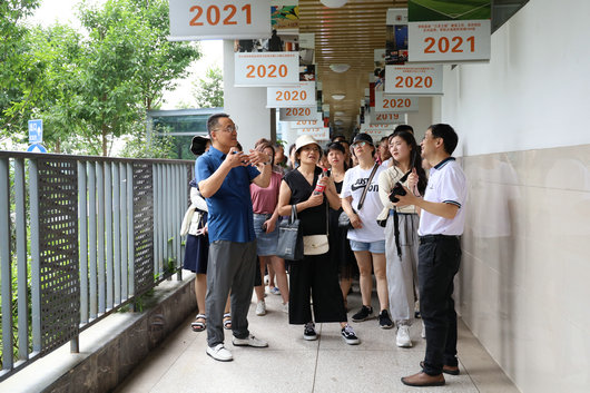 【成都技校】陕西省机械高级技工学校2023年暑期师资培训班到青苏职中考察学习