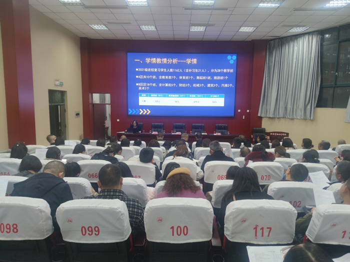 【绵阳职业学校】质量分析明方向，凝心聚力再起航