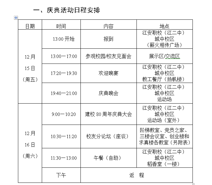 【宜宾技术学校】四川省江安县职业技术学校(江二中) 80周年校庆公告