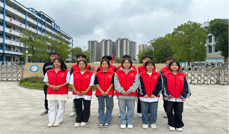 【宜宾体育学校】江安职校志愿服务队助力2023年四川省《国家体育锻炼标准》达标赛活动（江安县分站赛）