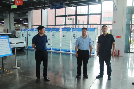 【漯河技师学院】驻马店技师学院院长王坤辉一行到漯河技师学院访问交流