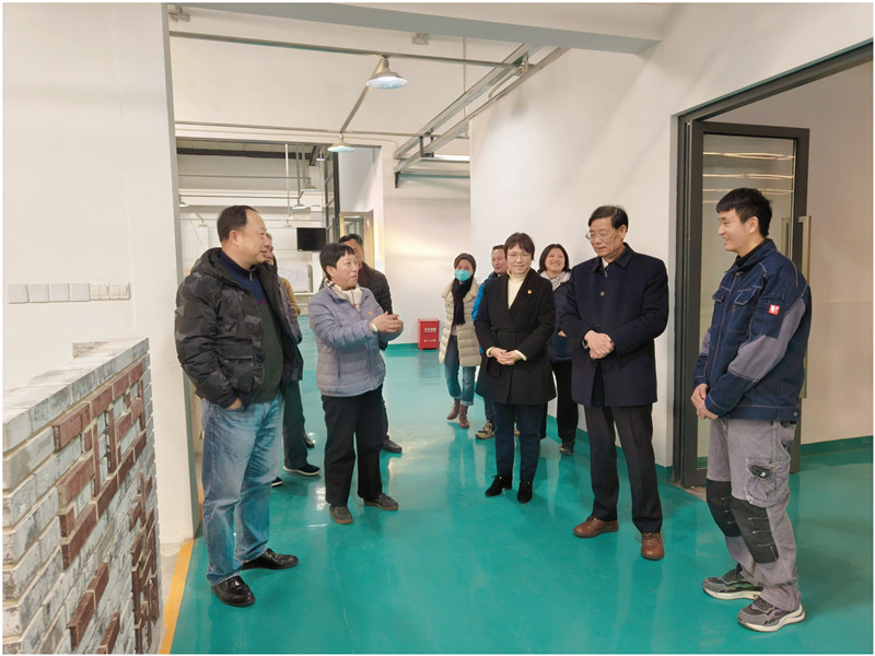 【上海职业学校】上海城建职业学院院长叶银忠一行来校调研