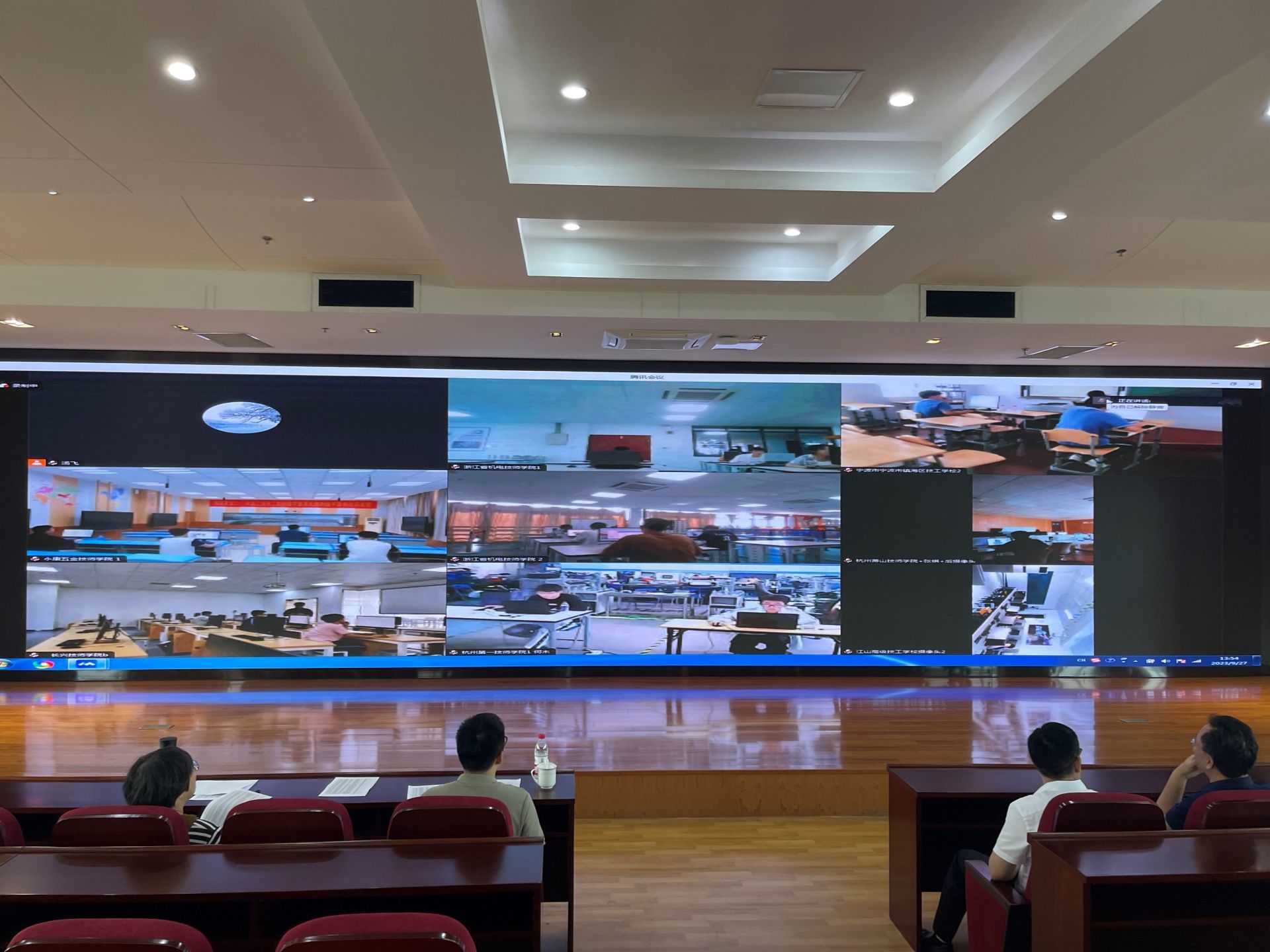 【杭州机器人技术学校】杭州汽车高级技工学校成功承办浙江省技工院校工业机器人系统操作员师生技能竞赛