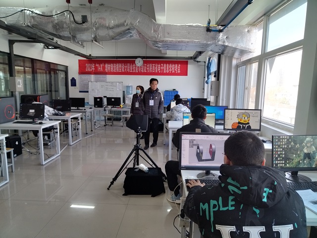 【西安电子信息学校】陕西省电子信息学校增材制造模型设计和汽车运用与维修“1+X”职业技能等级证书考核顺利完成