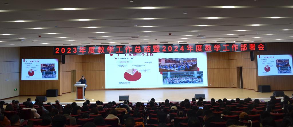 【重庆职业学校】学校召开2023年教学工作总结大会暨2024年度教学工作布置会